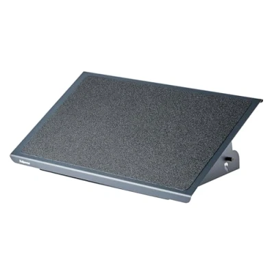 Image de Fellowes Repose Pieds Professional Series, très Robuste et Surface antidérapante, pour Rester en Mouvement au Bureau, Posture Ergonomique, Noir, 8064101