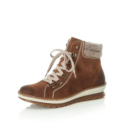 Image de Rieker Femme Z8610 Botines, Marron (Reh/Wood 24), 40 EU