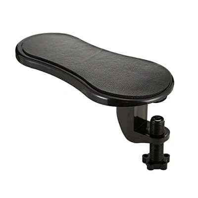 Image de Support de Repose Poignets, Poignets pour Bras, Poignet Réglable, Mousse Mémoire Tournant Ergonomique d&#039;Ordinateur Bureau, Travail, Étude, Jeu, Chaise (Noir)