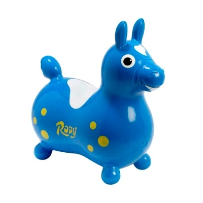 Image de Gymnic Rody Cheval à Sauter, 70.13, Bleu, Taille Unique