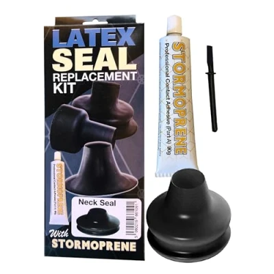 Image de Kit de réparation des joints combinaison étanche en latex (joint cou) Réparez ou remplacez les composants clés vos combinaisons étanches : Prolongez sa durée vie