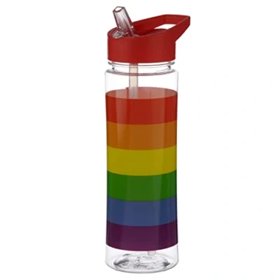 Image de Gourde Arc en ciel Puckator rouge/vert/bleu/marron 550 ml