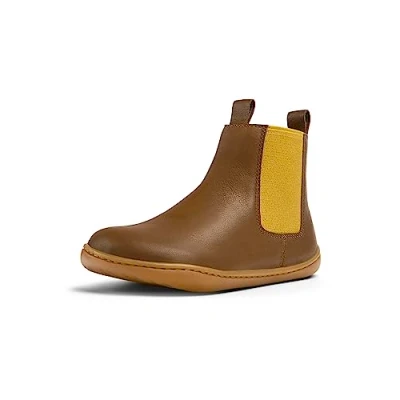 Image de Camper PEU CAMI Bottines pour enfants, Taille: 26, Medium brown Cuir et textile