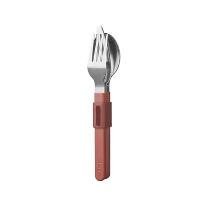 Image de Mepal Set de couverts 3 pièces Silueta Lavable au lave vaisselle Arts la table Couteau, fourchette et cuillère avec support Vivid mauve
