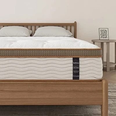 Image de BedStory Matelas Ressorts Ensachés 160x200, Mousse à Mémoire de Forme, Hybride Technologie Multicouche, Un Confort Personnalisé Épaisseur 22cm