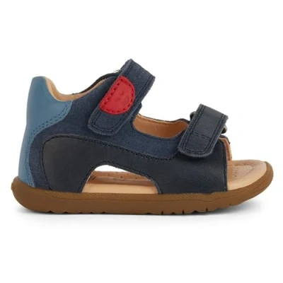Image de Geox Bébé garçon B Sandal Macchia Boy, Bleu Marine Multicolore, 21 EU