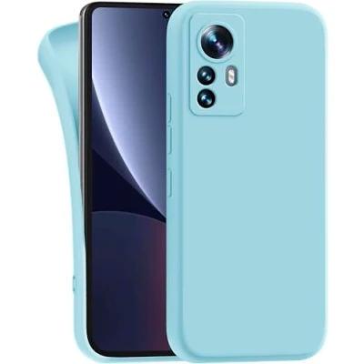 Image de MyGadget Coque pour Xiaomi 12 12x Case TPU Souple &amp; Soft Cover Protection Extra Fine Légère Étui Coloré Anti Choc et Rayures Bleu Clair