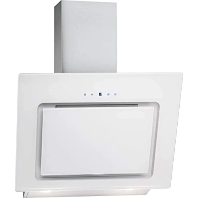 Image de Hotte inclinée a LED blanche Bomann DU771 1 G blancBlancHotte aspirante sous structure d&#039;une largeur de 60 cm, Aspiration puissante 603,1 m3/h, Eclairage efficace (blanc chaud 2W