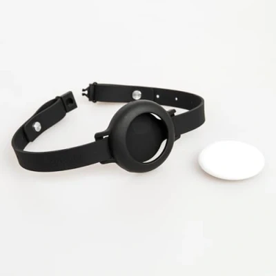 Image de LucyBalu® Nemo Collier AirTag pour Chat Anti étranglement avec Boucle de sécurité Confortable et léger GPS Compatible Apple Silicone Noir