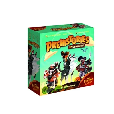 Image de The Flying Games Prehistories évolution Extension Jeu de société Placement Tuiles FLY032PR