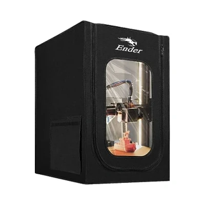 Image de Ender 3 Boîtier,Ender V2 Neo Couvercle de Protection 3D Printer Housing Tente pour V3 SE&amp;KE,Kobra Neo/Go,SV06,Aquila X2 Ignifuge à Température Constante 48 * 60 72