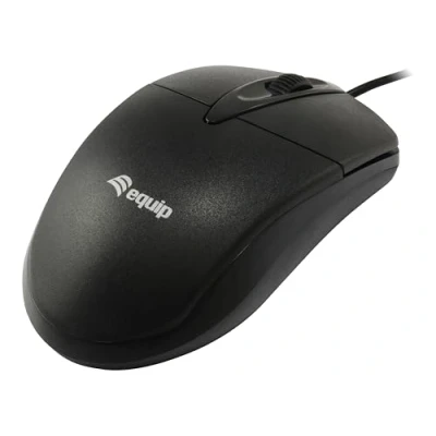 Image de Equip 245102 Souris USB Optique 1000 DPI Ambidextre (Ambidextre, Optique, USB, DPI, Noir)