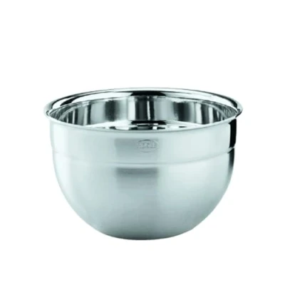 Image de RÖSLE Saladier Haut en inox 18/10 avec Bord Verseur Pour la Préparation et Conservation d&#039;Aliments Passe au lave vaisselle, 28 cm