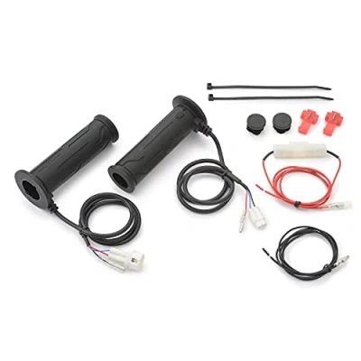 Image de DAYTONA Kit poignées chauffantes moto guidon 22,2 mm terminal ouvert/contrôle MECC avec protection batterie
