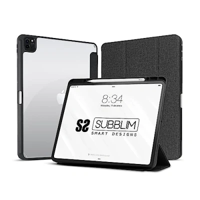 Image de SUBBLIM Clear Shock Case Housse Tablette iPad Pro 12,9&quot; 2022/2021/2020