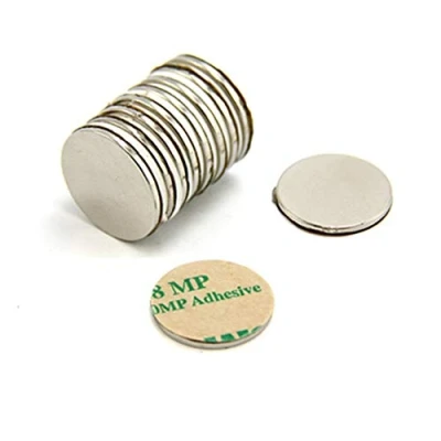 Image de Magnet Expert Adhésif de 20 mm diamètre x 1.5 N42 aimant néodyme Pull 2 ​​kg (Sud) (Pack 4)