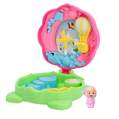 Image de CRY BABIES Little Changers Windy Capsule de Collection en Forme Fleur Comprenant Une Mini poupée, Pipette et Un Dépliant +3 Ans