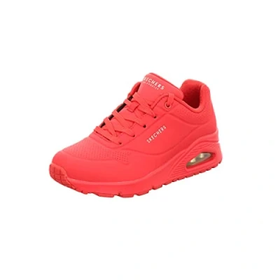 Image de Skechers Sport UNO Baskets basses, Femme, Taille: 38, Red Imitation cuir haute qualité