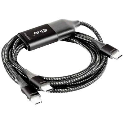 Image de CLUB3D CAC 1527 câble USB 1,83 m C 2 x Noir Neuf