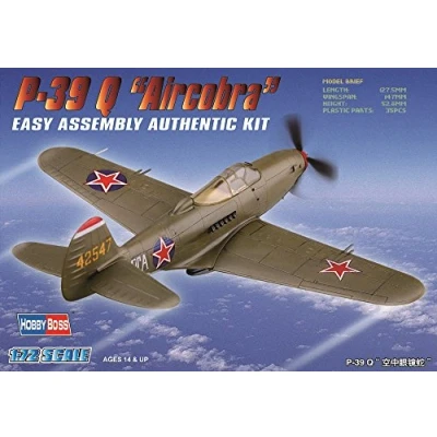 Image de Hobbyboss Maquette P 39 Q Airacobra Diecast Échelle 1:72 12,77 x 14,39 5,26 cm