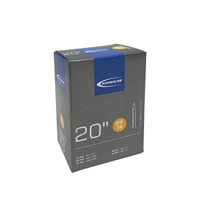 Image de Schwalbe DV7A Chambre à air Noir 20 x 1 1/8 3/8 (500A) Valve Presta