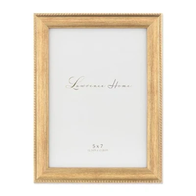 Image de Lawrence Frames Cadre Photo, Polystyrène, doré, 5x7