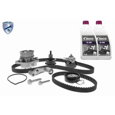 Image de VAICO V10 50109 pompe à eau + Kit de Distribution avec matériel construction, liquide refroidissement, 130