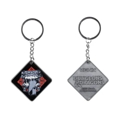 Image de Konix Dungeons &amp; Dragons Porte clés Motif Mimic Noir et rouge