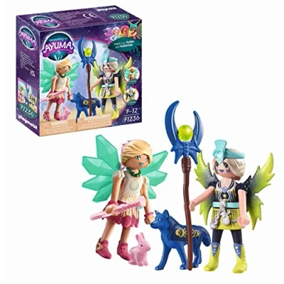 Image de Playmobil Adventures OF Ayuma Crystal AND MOON Fairy WITH TOTE Miniatures pour enfants, Taille: One Size, Multi coloured