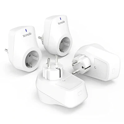 Image de Tenda Beli SP3 Prise Connectée Intelligente, Wifi Compatible avec Amazon Alexa Echo et Google Home, Contrôle à Distance, Conçue pour la Sécurité des Enfants(Pack de 4)