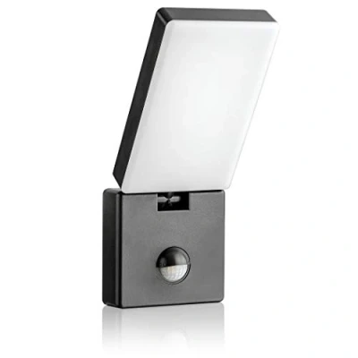 Image de SEBSON LED Luminaire Exterieur avec Detecteur de Mouvement 9m/140 Eclairage Anthracite 15W 900lm 5800K IP65 Applique Murale Rotatif