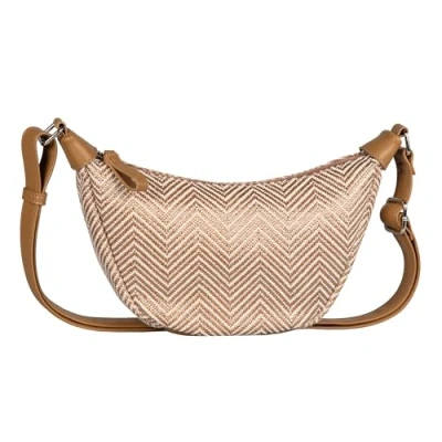 Image de TOM Tailor Denim Liriel Summer UMHÄNGE IN Weboptik Sac bandoulière, Femme, Taille: One Size, Mixed beige