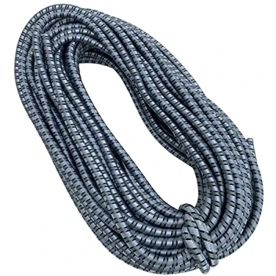Image de Corde extensible en caoutchouc 20 m Diamètre : 8 mm Gris
