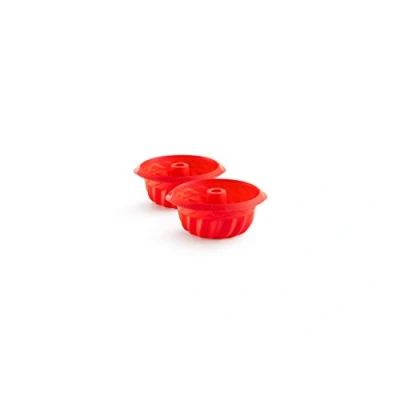 Image de Lékué Mini Moule Savarin 2 un. Rouge