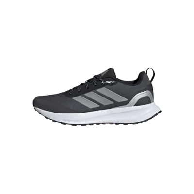 Image de adidas Performance Runfalcon 5 TR Chaussures de running, Femme, Taille: 44, Core black/silver metallic/carbon Tissu / matière synthétique