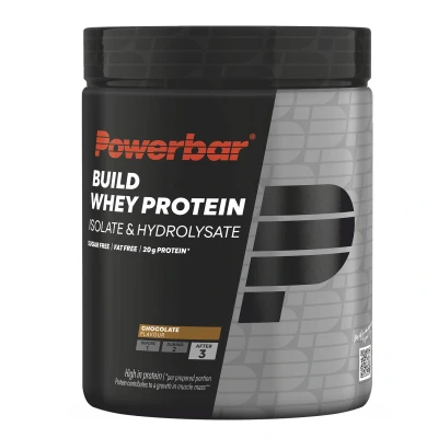 Image de Nutrition protéinée isolate &amp; hydrolysate chocolate PowerBar Build Whey