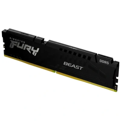 Image de Kingston FURY Beast Black 16GB 6000MT/s DDR5 CL36 DIMM Desktop Gaming Memory Single Module KF560C36BBE2 16