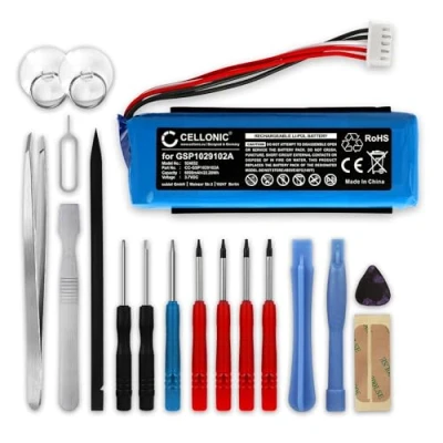 Image de CELLONIC® Batterie Remplacement GSP1029102A 6000mAh pour JBL Charge 3 Accu Enceinte Haut Parleur Musique Portable + kit d&#039;outils