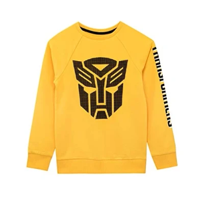 Image de Transformers Sweat Shirt Autobots Garçon Jaune 10 11 Ans