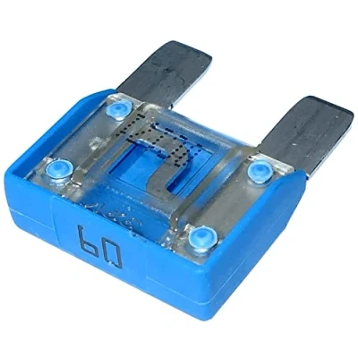 Image de AERZETIX: Fusible Grand Bleu Maxi 60A 6V 12V 24V 32V 29mm Auto Voiture Camion Utilitaire C10067