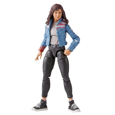 Image de Marvel Hasbro Legends Series Doctor Strange in The Multiverse of Madness, Figurine America Chavez MCU de 15 cm, 2 Accessoires, pièce Build A Figure Multicolore F0371