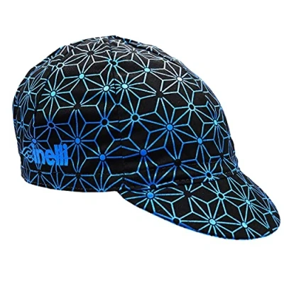 Image de Cinelli glacé Casquette de Cyclisme, Bleu/Noir, Taille Unique Mixte