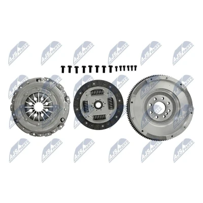 Image de NTY NZS FR 001 Kit d&#039;embrayage avec mécanisme d&#039;embrayage, sans butée hydraulique volant moteur, disque FORD: MONDEO 3