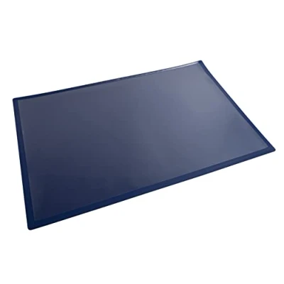 Image de Exacompta Réf. 29782E 1 Sous main Kreacover en carton rigide personnalisable recto et verso PVC pour résister à un usage quotidien format 37,5 x 57,5 cm couleur bleu livré plat