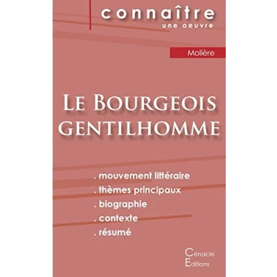 Image de Fiche de lecture Le Bourgeois gentilhomme Molière (Analyse littéraire référence et résumé complet)
