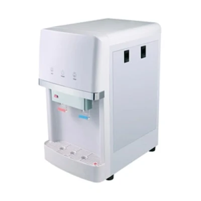 Image de Fontaine à Eau Osmose Inverse 5 étapes. Modèle : Mini Refroidisseur Blanc Eco Standard RO 2T. Filtres en Ligne Standard. Distribution d&#039;eau Froide et Naturelle ou Chaude.