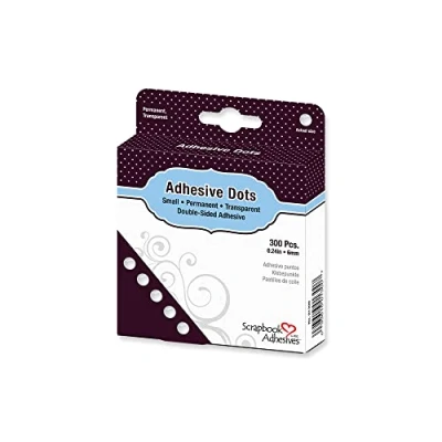 Image de 3L01300 Lot de 300 Pastilles Adhésives Double Face Transparent