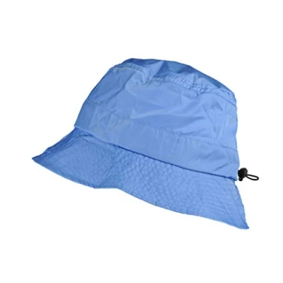 Image de TOUTACOO, Bob de Pluie, Chapeau Repliable dans sa Poche intégrée, Aspect Nylon Bleu Ciel (Pluie)