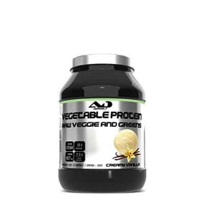 Image de Whey Protein Isolate Protéines En Poudre Proteines Musculation Prise De Masse Pour Développement Musculaire Vegetable Raw Veggie and Greens 750 g Creamy Vanilla