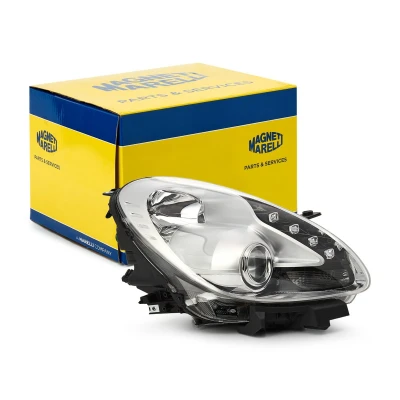 Image de MAGNETI MARELLI 712497801129 Phares droit H7/H1 Halogène pour circulation à droite avec ampoules, commande correcteur de site projecteur